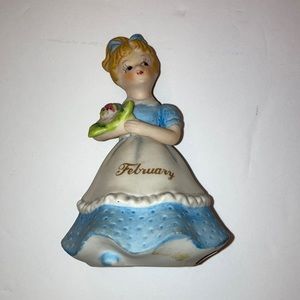 Lefton February Birth Month Figurine